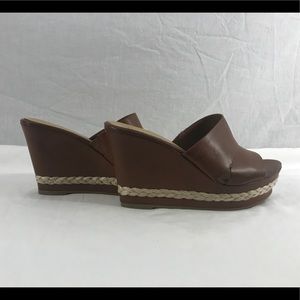 Kenneth Cole Unlisted Brown Wedge Sandals